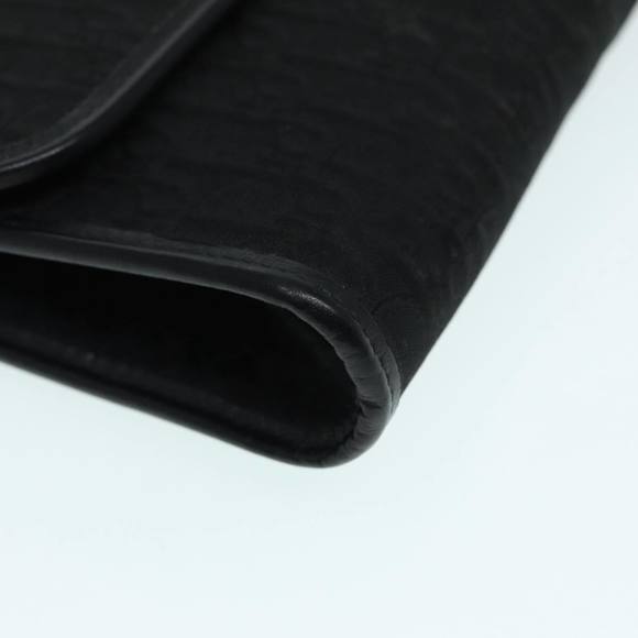 Christian Dior Trotter Canvas Chain Shoulder Bag Black Gold Auth 90397 - Picture 15 of 16